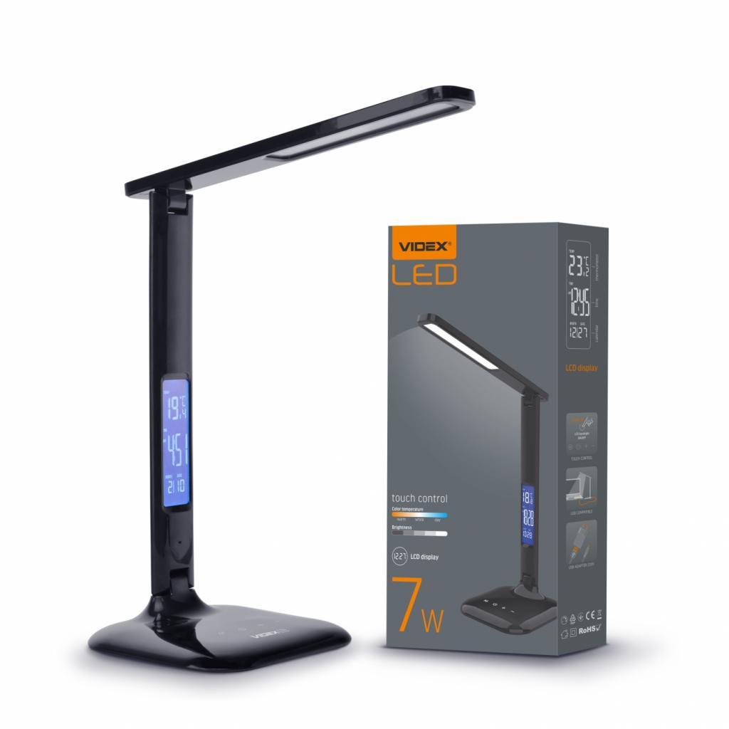 Настільна лампа Videx LED 7W 3000-5500K 220V (VL-TF05B) - фото 8 Настільна лампа Videx LED 7W 3000-5500K 220V (VL-TF05B) - фото 8