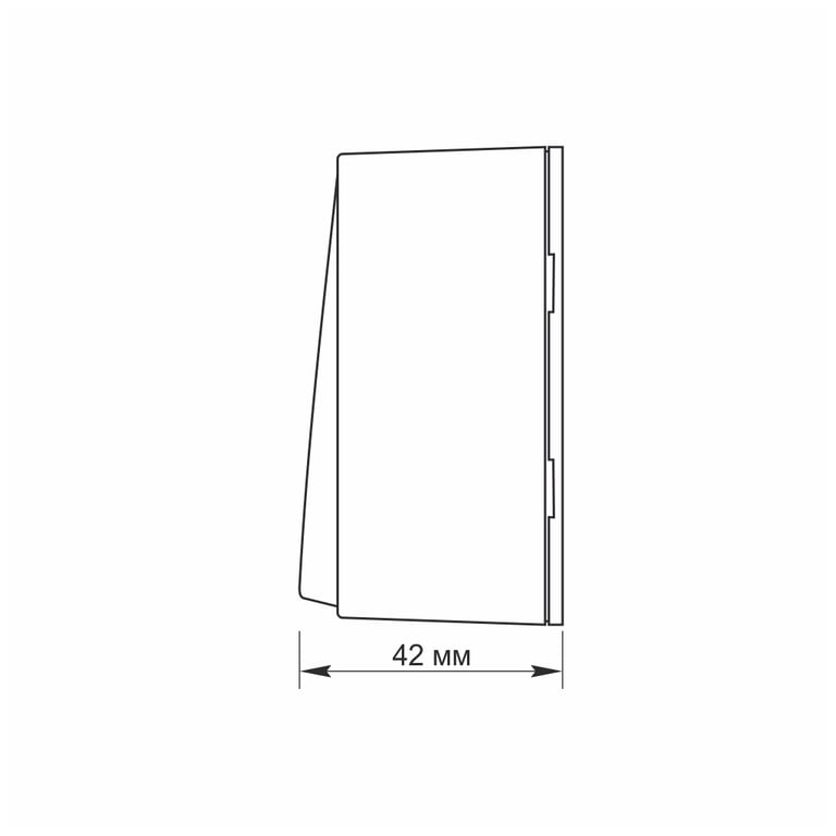 Вимикач Videx BINERA IP20 зовнішній 1кл білий (VF-BNS11-W) - фото 5