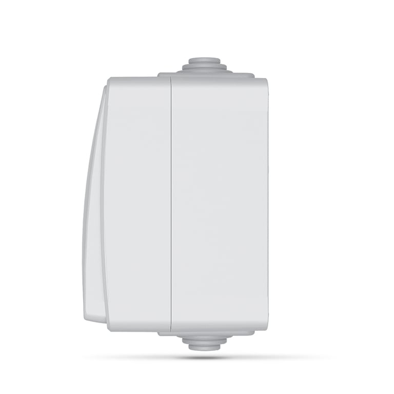 Вимикач Videx BINERA IP65 зовнішній 1кл сірий (VF-BNW11-36125) - фото 3