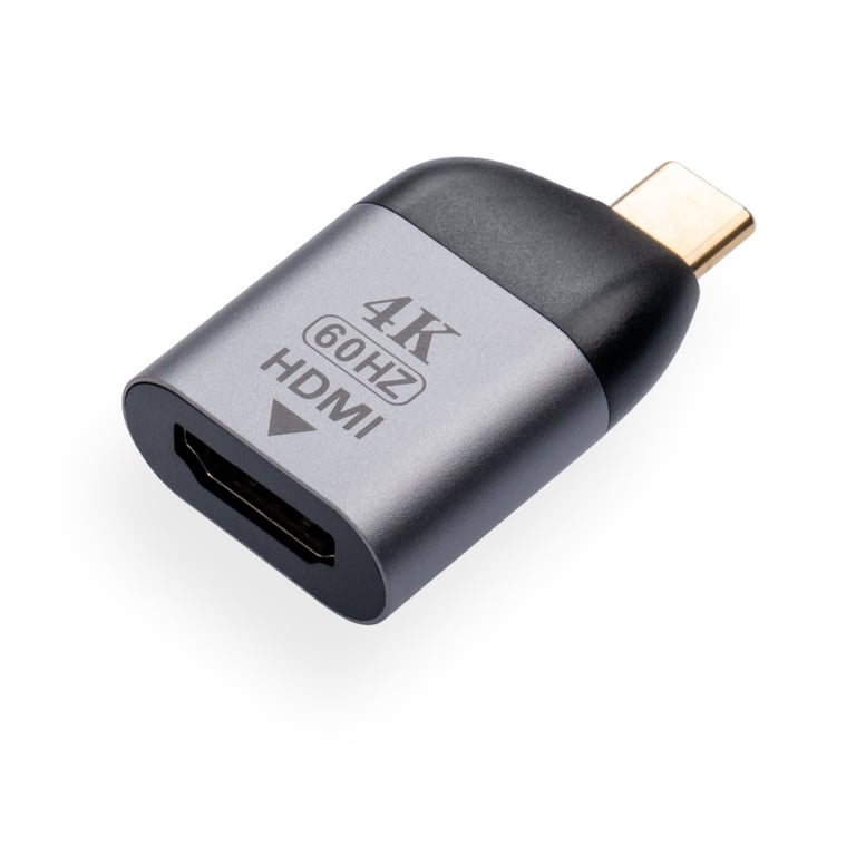 Перехідник Type-C Male to HDMI 2.0 4K60Hz compact Vinga (VCPATCHDMI2C) - фото 1