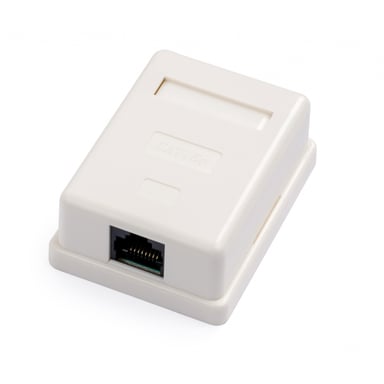 Комп'ютерна розетка RJ45x1 UTP cat.5e 8P8C Vinga (VCPRJ45O1NE) - фото 1