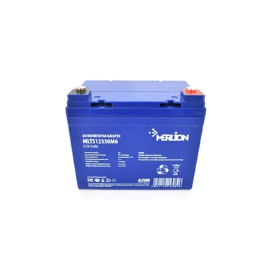 Батарея до ДБЖ Merlion EURO AGM 12 V 33 Ah (MLTS12330M6/ GP12330M6) - фото 1
