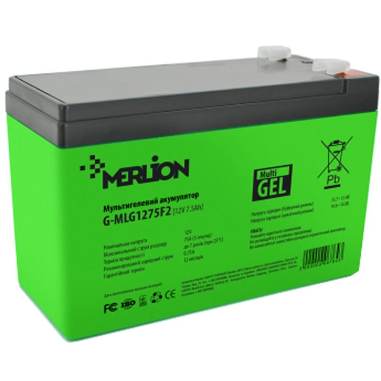 Батарея до ДБЖ Merlion 12V – 7.5 Ah (G-MLG1275F2)