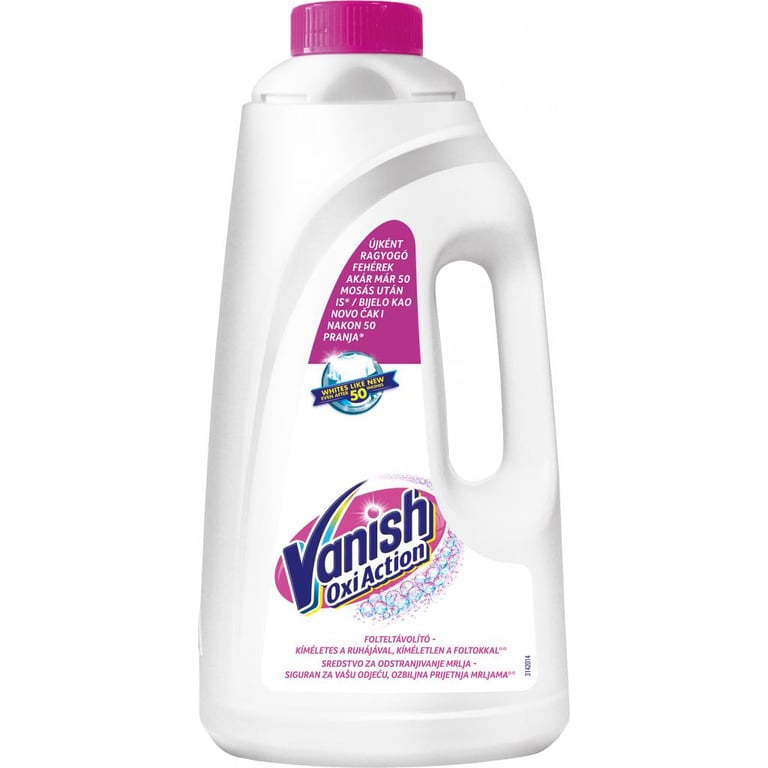 Засіб для видалення плям Vanish Oxi Action Кришталева білизна 2 л (5997321747835/5900627081879) - фото 1