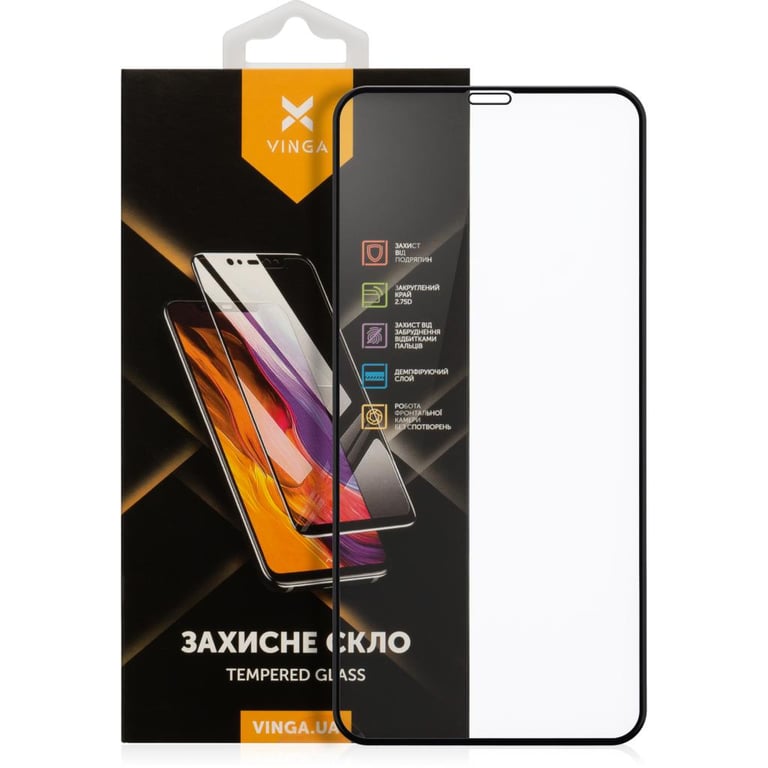 Скло захисне Vinga Apple iPhone XS Max/11 Pro Max (VGIPXSM) - фото 1