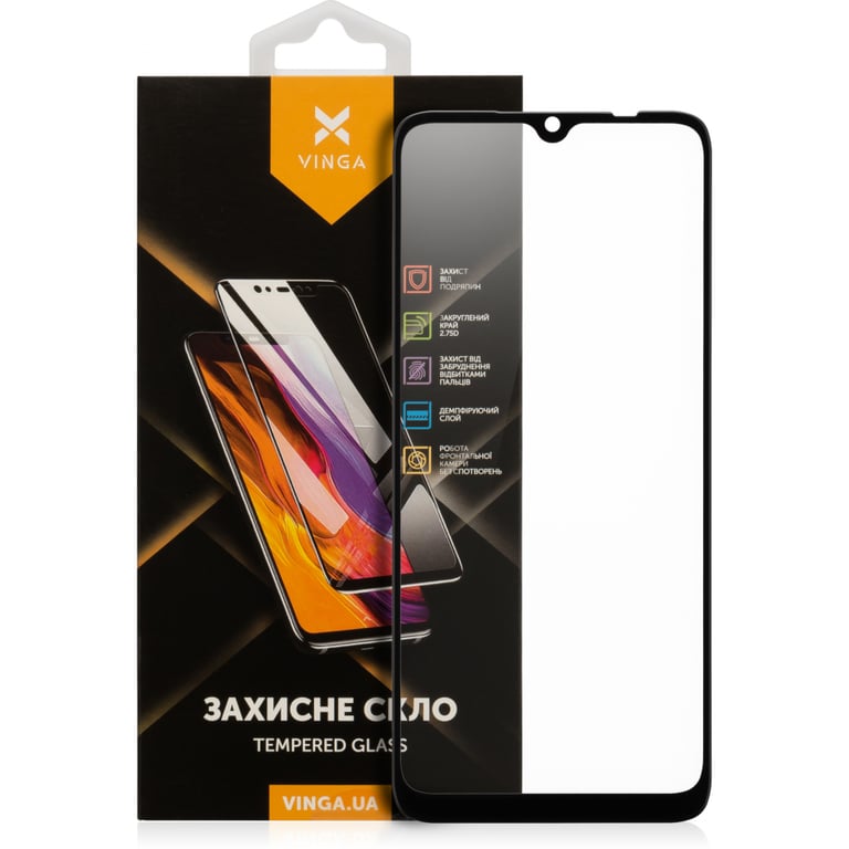 Скло захисне Vinga Xiaomi Redmi 9A/9C/10A/A1 (VGXR9AC) - фото 1