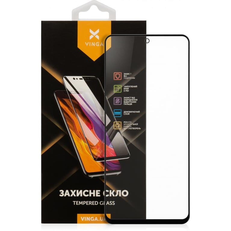 Скло захисне Vinga Redmi Note 9 Pro/Note 9 Pro Max/Note 9S/10 Lite (VGXRN9P) - фото 1