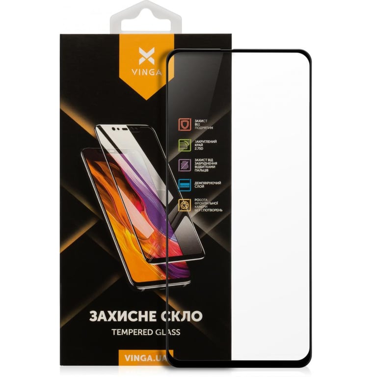 Скло захисне Vinga Xiaomi Redmi Note 9T (VGXRN9T) - фото 1