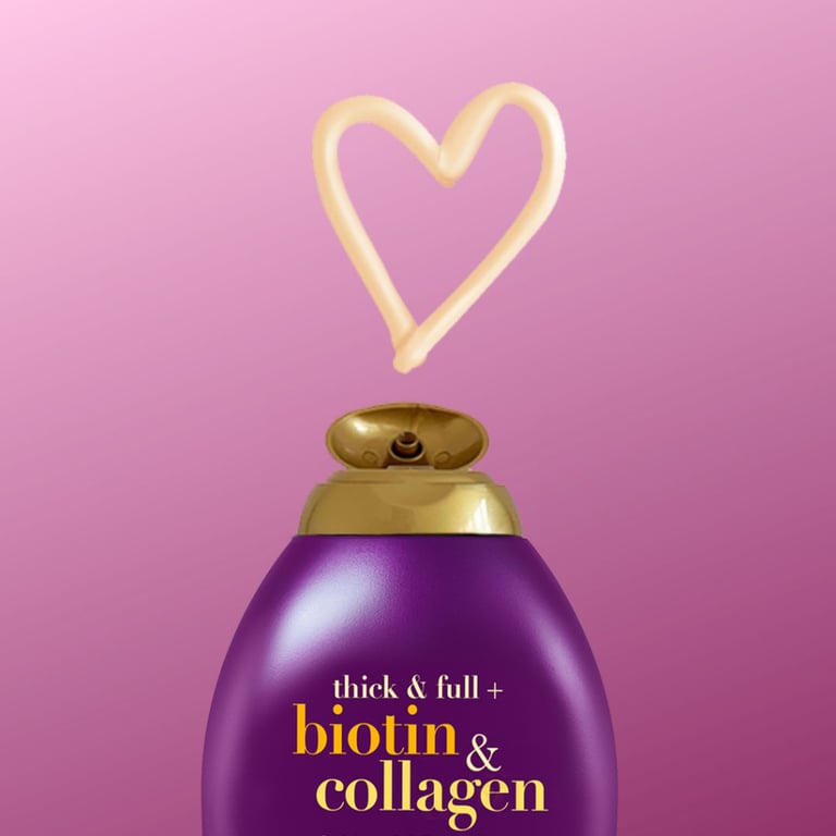 Кондиціонер для волосся OGX Biotin&Collagen для позбавлених об'єму, тонк. волосся 385 мл (0022796976710) - фото 6