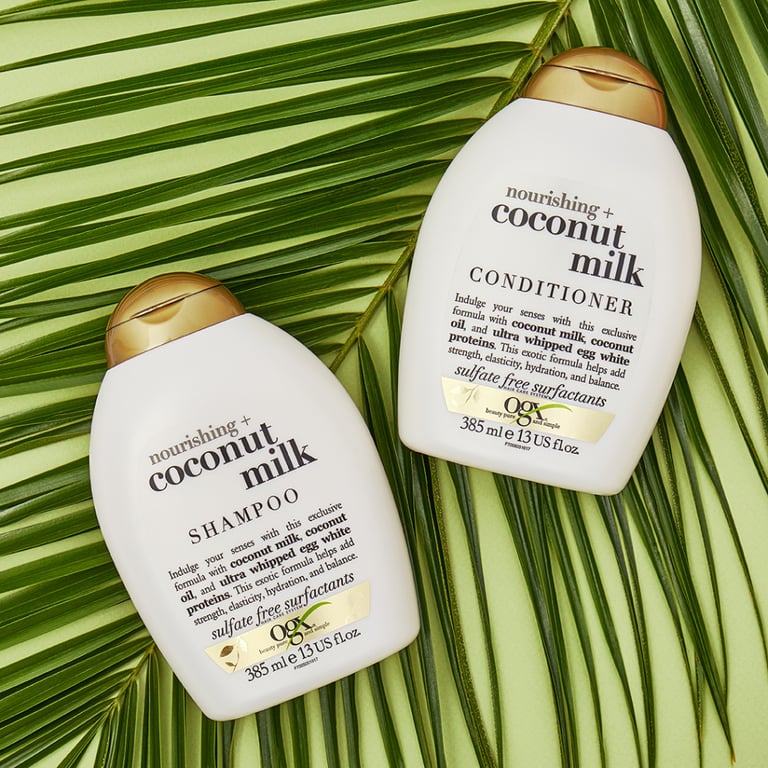 Шампунь OGX Coconut Milk Поживний з кокосовим молоком 385 мл (0022796970053) - фото 8