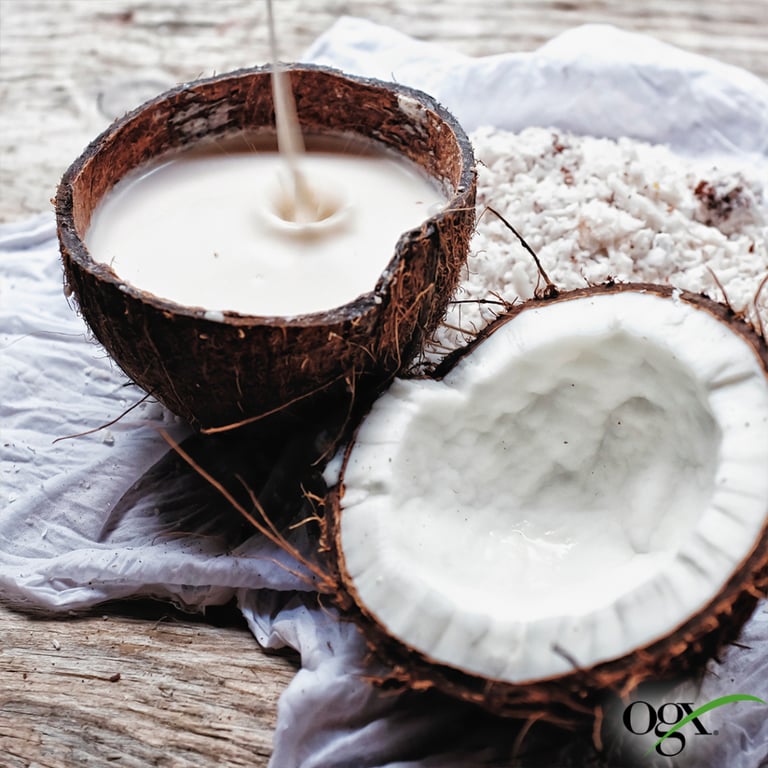 Шампунь OGX Coconut Milk Поживний з кокосовим молоком 385 мл (0022796970053) - фото 9