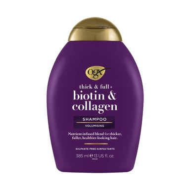 Шампунь OGX Biotin&Collagen для позбавлених об'єму, тонк. волосся 385 мл (0022796976703) - фото 1