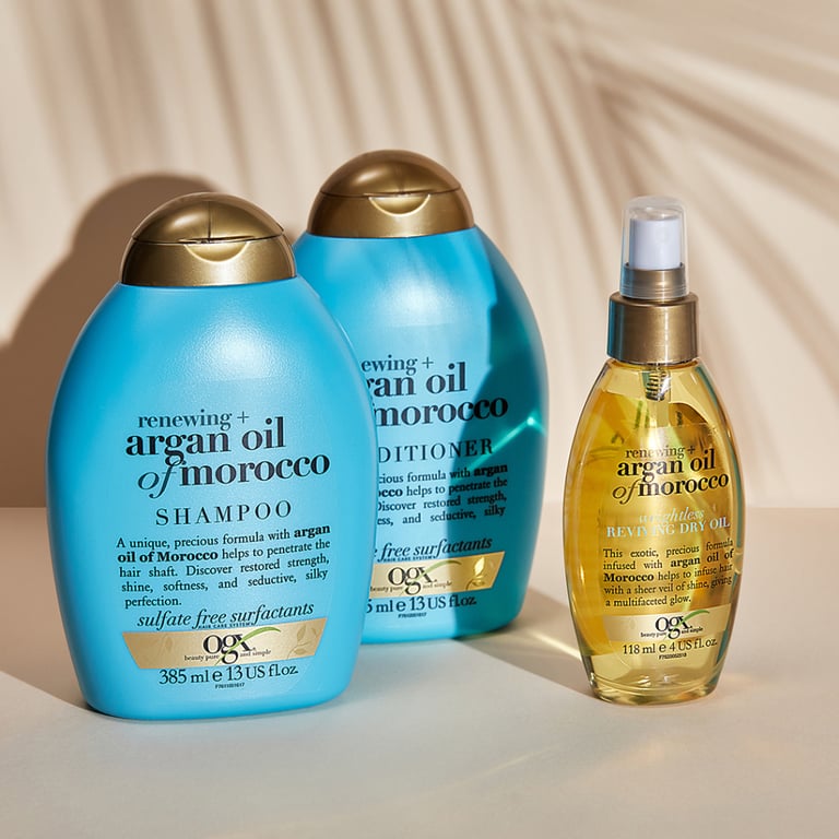 Шампунь OGX Argan oil of Morocco Відновлювальний 385 мл (0022796976116) - фото 7