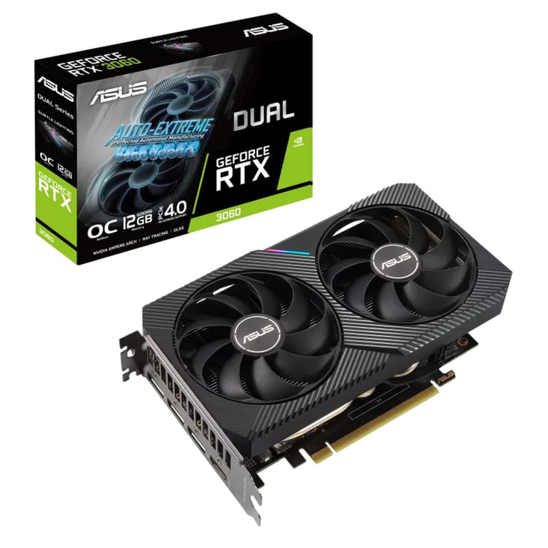 Відеокарта ASUS GeForce RTX3060 12Gb DUAL OC V2 LHR (DUAL-RTX3060-O12G-V2) - фото 2