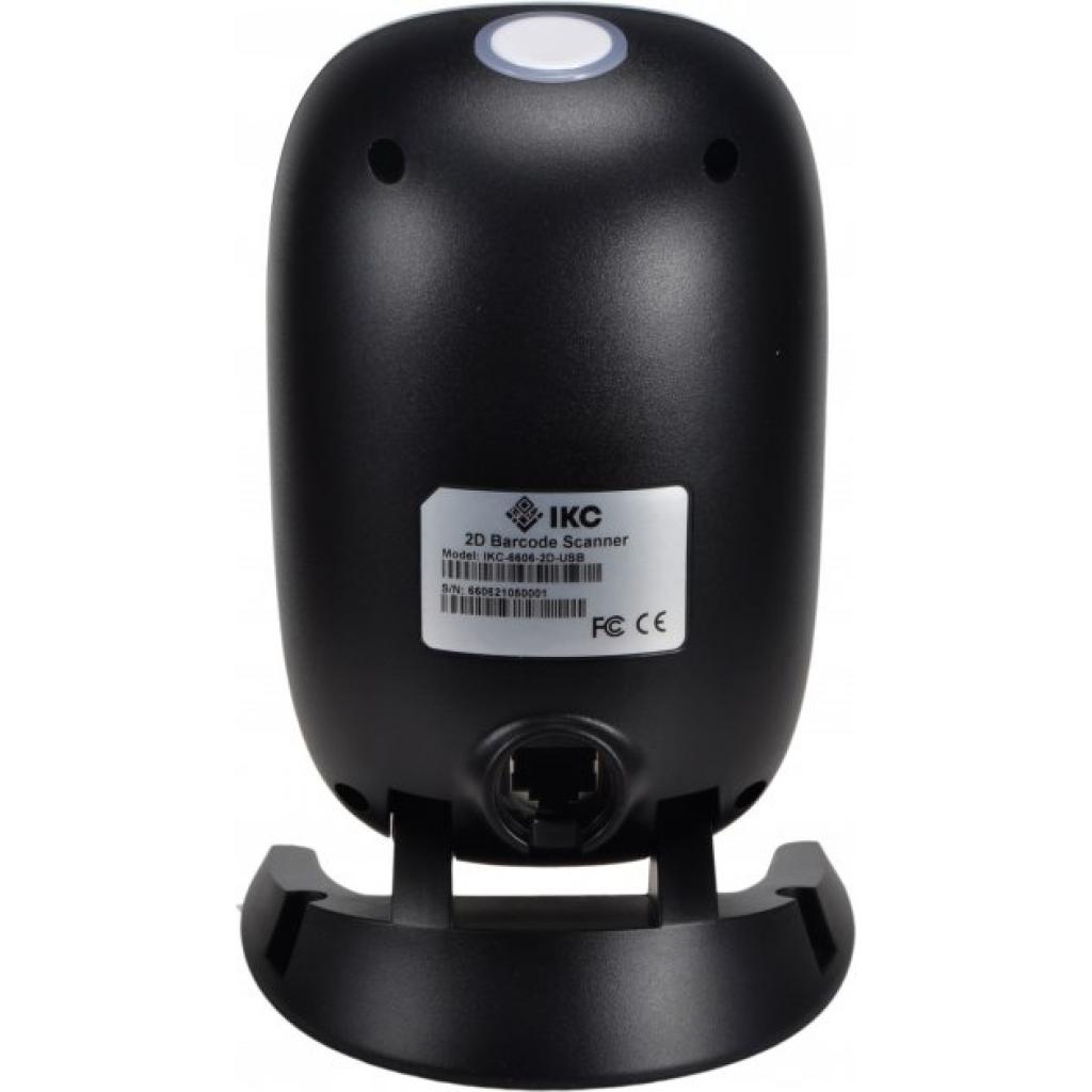 Сканер штрих-коду ІКС Сканер IKC-6606/2D Desk USB, black (ІКС-6606-2D-USB) - фото 4 Сканер штрих-коду ІКС Сканер IKC-6606/2D Desk USB, black (ІКС-6606-2D-USB) - фото 4