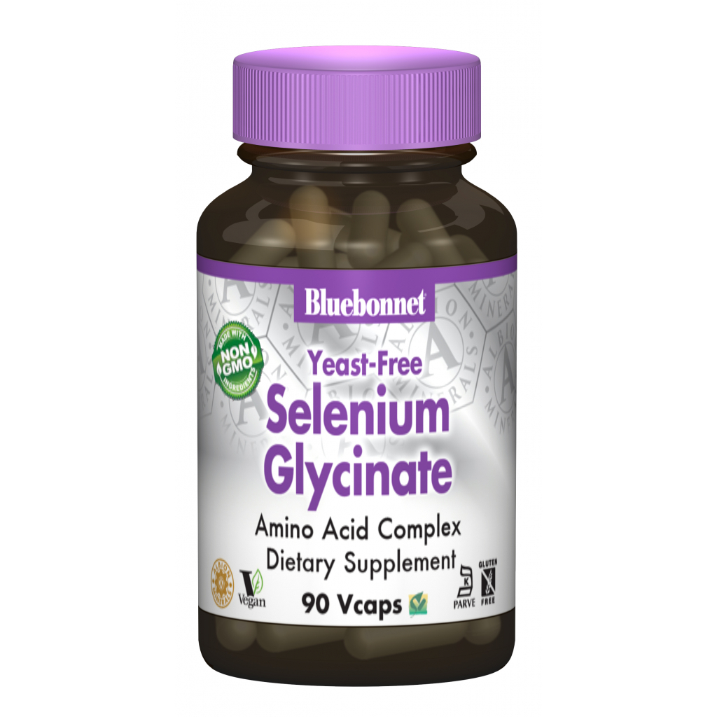 Мінерали Bluebonnet Nutrition Селен гліцинат, Albion, 90 гелевих капсул (BLB0678) - фото 1