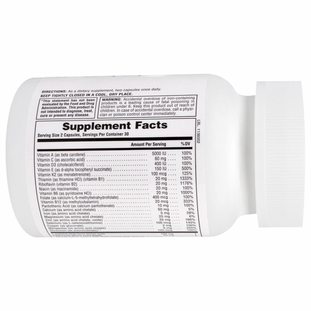 Мультивітамін Natures Plus Мультикомплекс для Підтримки Чоловік репродуктивної (NAP-48726) - фото 2 Мультивітамін Natures Plus Мультикомплекс для Підтримки Чоловік репродуктивної (NAP-48726) - фото 2