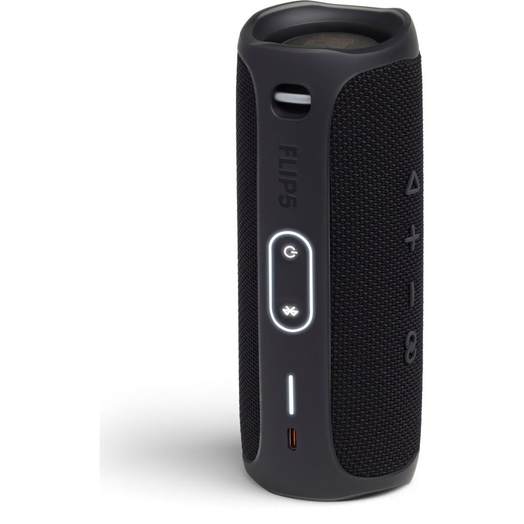 Акустична система JBL Flip 5 Black (JBLFLIP5BLKEU) - фото 3 Акустична система JBL Flip 5 Black (JBLFLIP5BLKEU) - фото 3