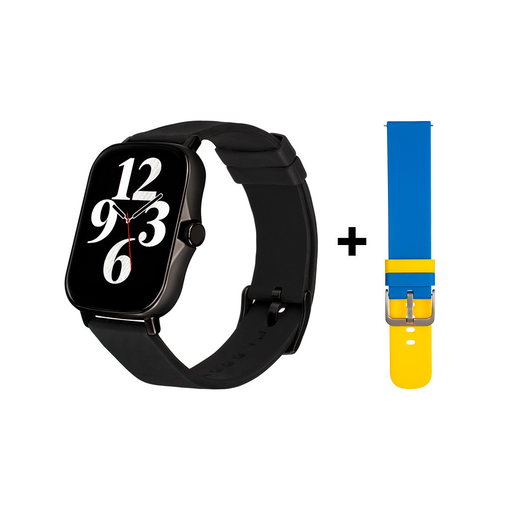 Смарт-годинник Gelius Pro GP-SW003 (Amazwatch GT2 Lite) Black - фото 1