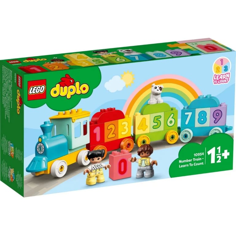 Конструктор LEGO Duplo Потяг із цифрами — вчимося рахувати 23 деталі (10954) - фото 1