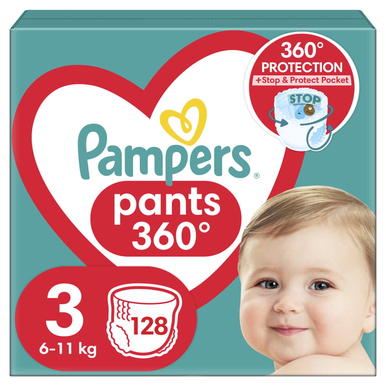 Підгузки Pampers Pants Midi Розмір 3 (6-11 кг) 128 шт. (8006540069417) - фото 1
