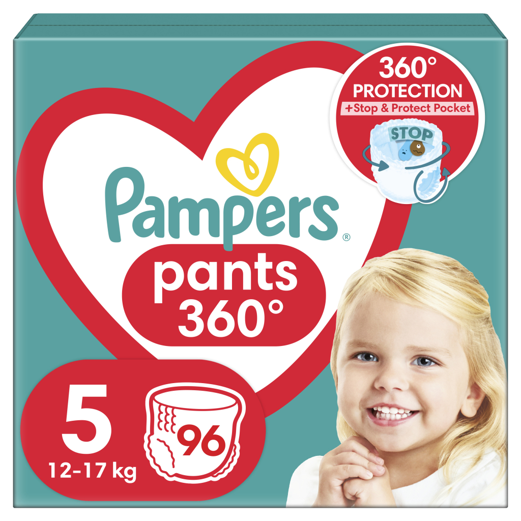 Підгузки Pampers трусики Pants Junior Розмір 5 (12-17 кг) 96 шт (8006540069509) - фото 1 Підгузки Pampers трусики Pants Junior Розмір 5 (12-17 кг) 96 шт (8006540069509) - фото 1