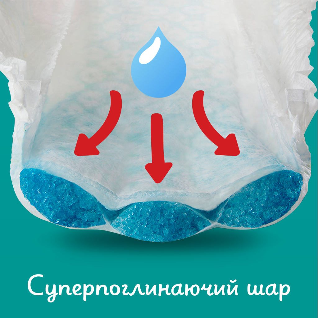 Підгузки Pampers трусики Pants Junior Розмір 5 (12-17 кг) 96 шт (8006540069509) - фото 8 Підгузки Pampers трусики Pants Junior Розмір 5 (12-17 кг) 96 шт (8006540069509) - фото 8