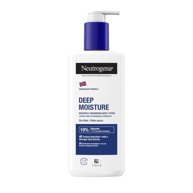 Лосьйон для тіла Neutrogena Норвезька формула Глибоке зволоження для сухої шкіри 250 мл (3574661190709/3574660514520/3574661759869) - фото 1