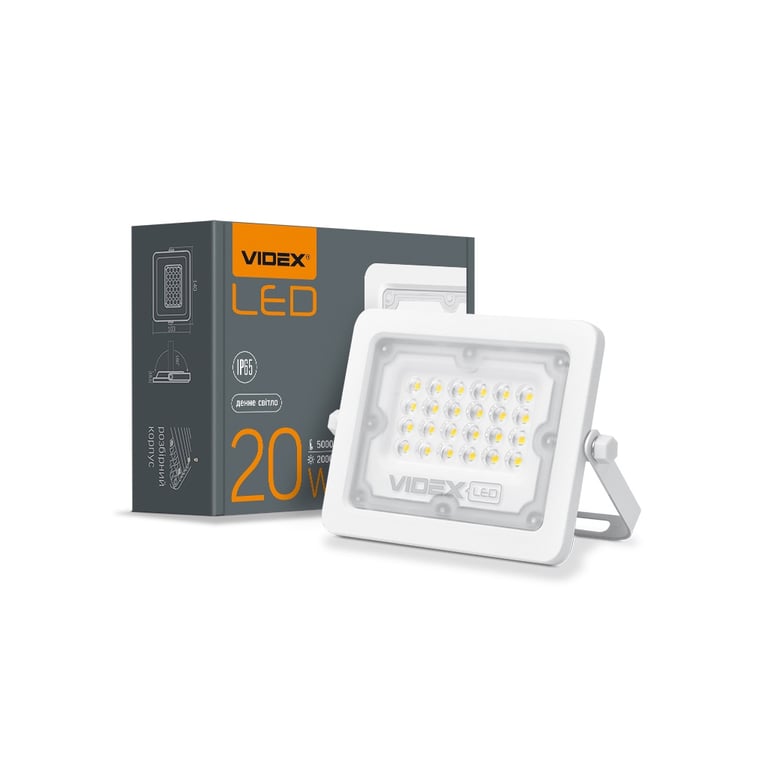 Прожектор Videx LED  20W 5000K 220V (VL-F2e-205W) - фото 3