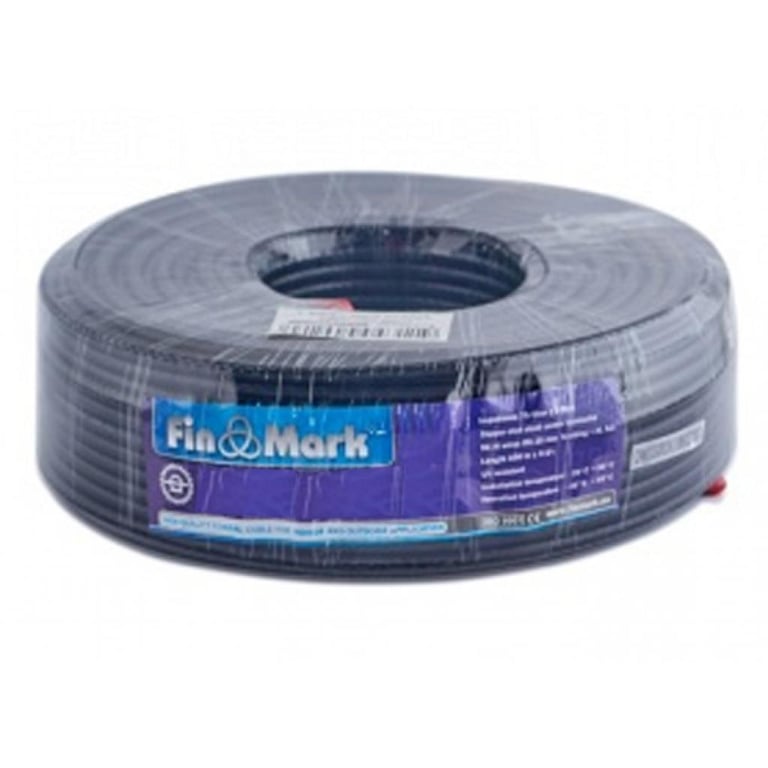 Кабель телевізійний FinMark RG-660, CCS, 100м, black (F660BV_100_black) - фото 2