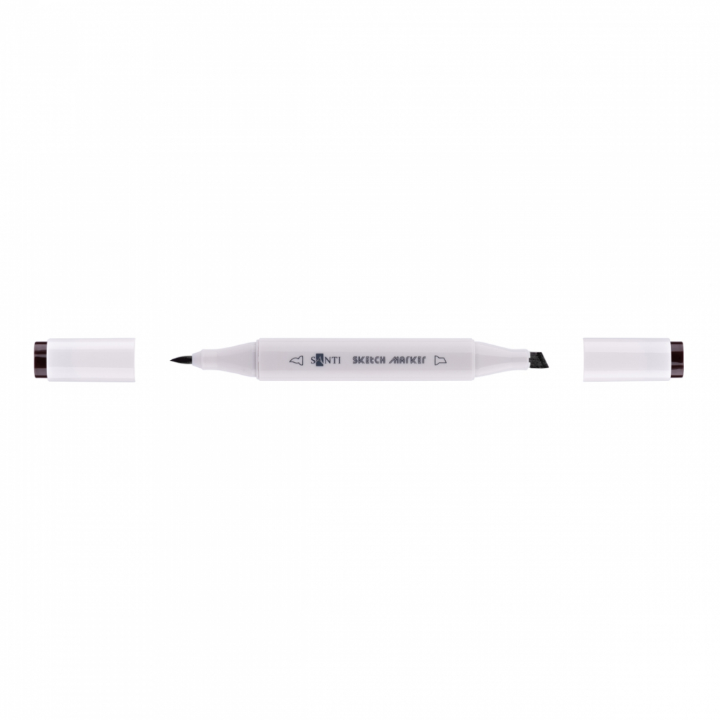 Художній маркер Santi sketch SM-50, темно-коричневий (390542) - фото 1 Художній маркер Santi sketch SM-50, темно-коричневий (390542) - фото 1