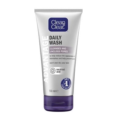 Гель для вмивання Clean & Clear Advantage Швидкий Ефект проти прищів щоденний 150 мл (3574660177596/3574660398410) - фото 1