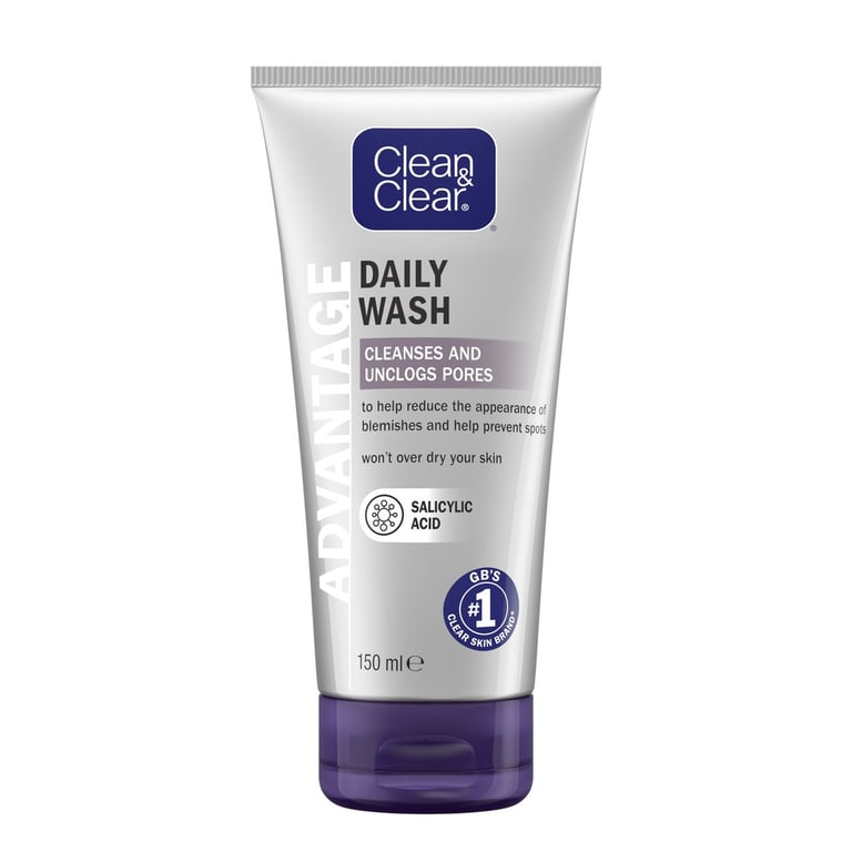 Гель для вмивання Clean & Clear Advantage Швидкий Ефект проти прищів щоденний 150 мл (3574660177596/3574660398410)