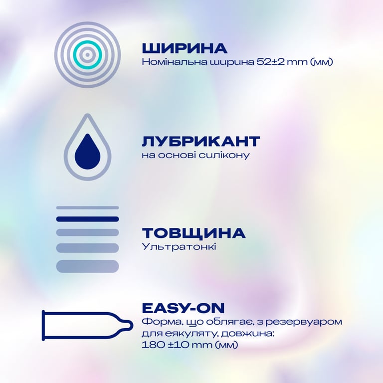 Презервативи Durex Іnvisible латексні з силіконовою змазкою ультратонкі 3 шт. (5052197049589) - фото 2