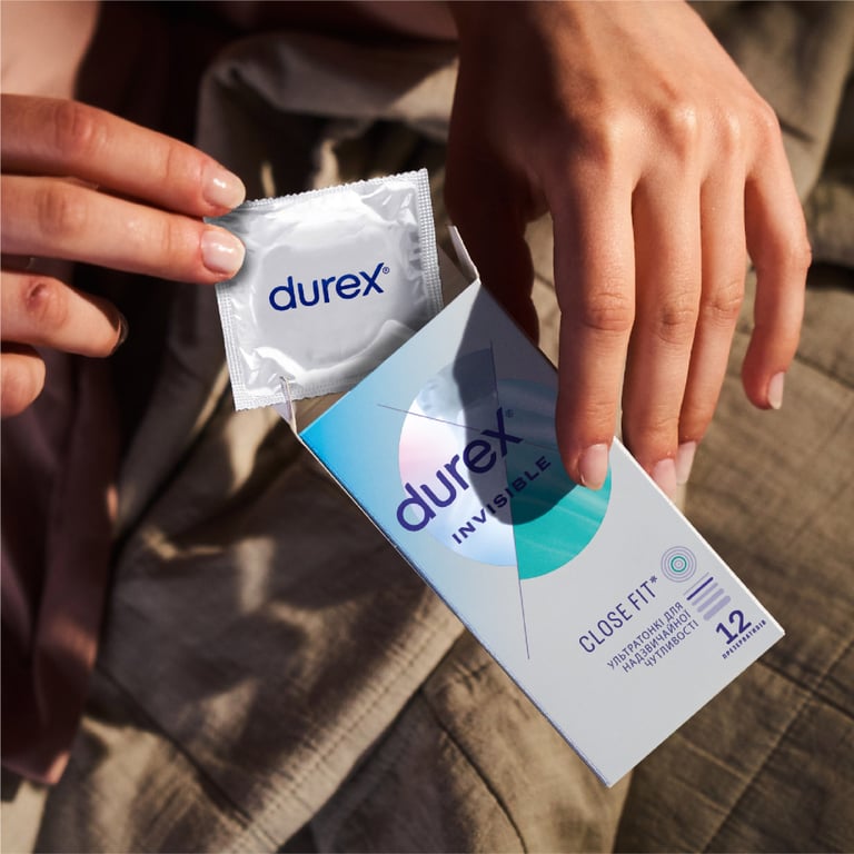 Презервативи Durex Іnvisible латексні з силіконовою змазкою ультратонкі 12 шт. (5052197049619) - фото 6