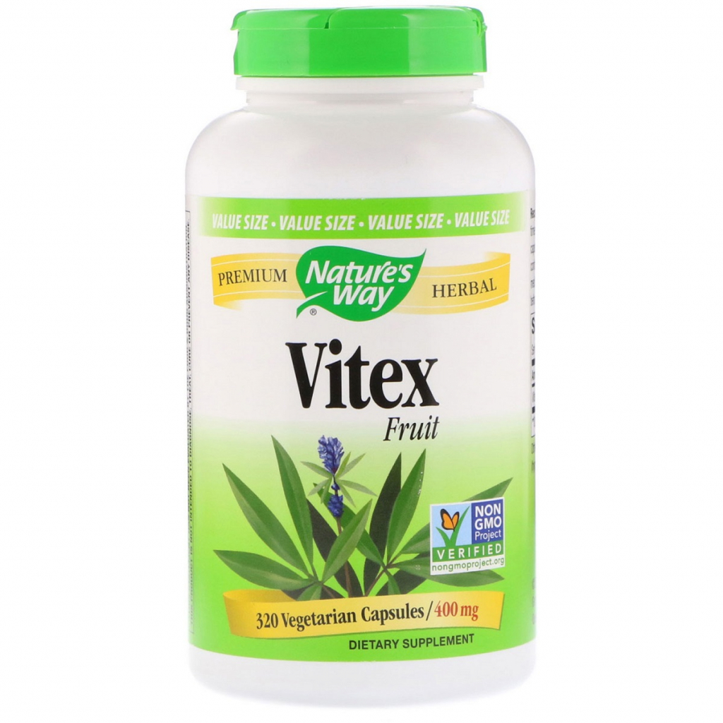 Трави Nature%27s Way Вітекс, Vitex Fruit, 400 mg, 100 капсул (NWY-11923) Трави Nature%27s Way Вітекс, Vitex Fruit, 400 mg, 100 капсул (NWY-11923)