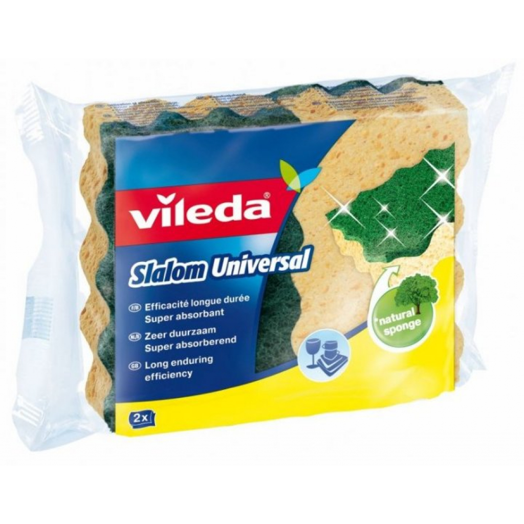 Губки кухонні Vileda Slalom Universal 2 шт. (3161460001406) - фото 1