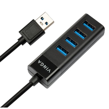 Концентратор Vinga USB3.0 to 4*USB3.0 HUB (VHA3A4) - фото 1