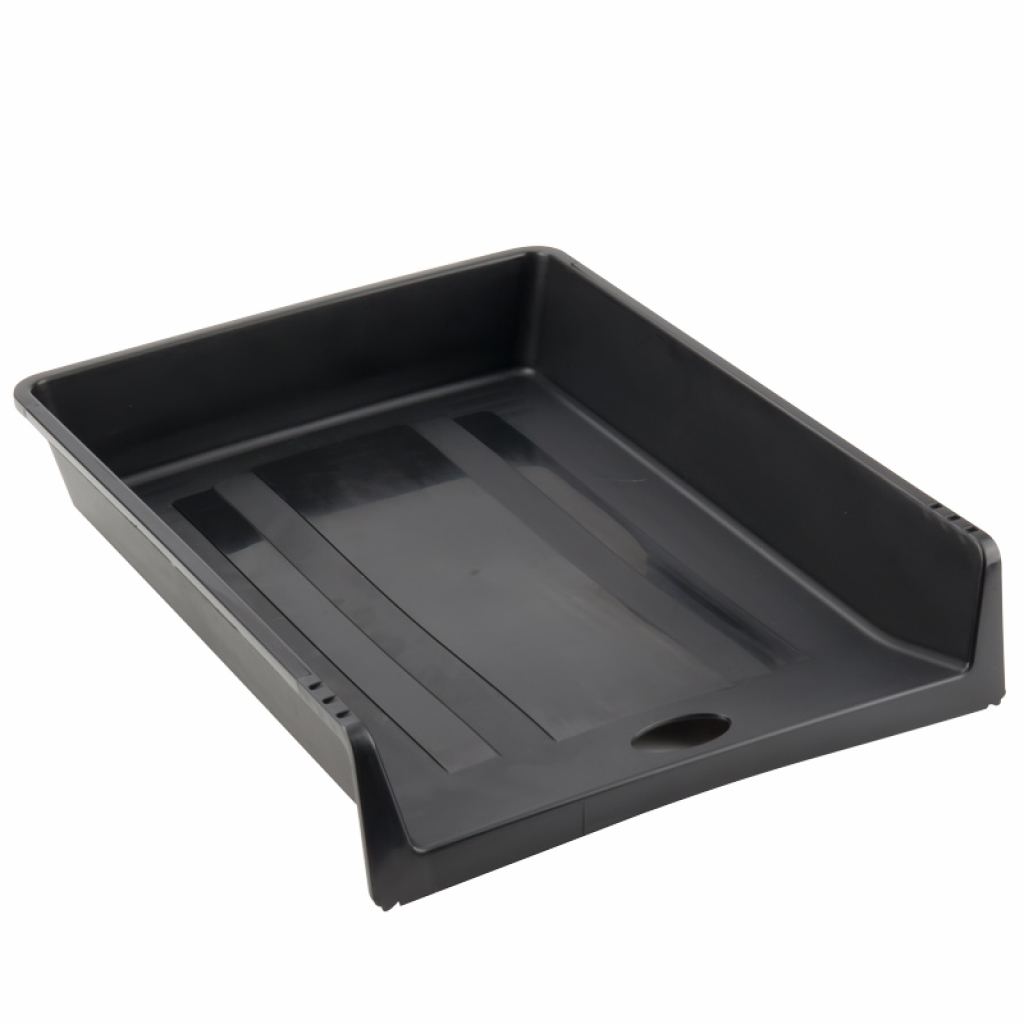 Лоток для паперів Delta by Axent горизонтальний Standard 60х260х340 мм Чорний (D4013-01) - фото 1