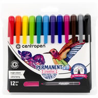 Набір маркерів Centropen набір Permament creative 12 кольорів (2896/12) - фото 1