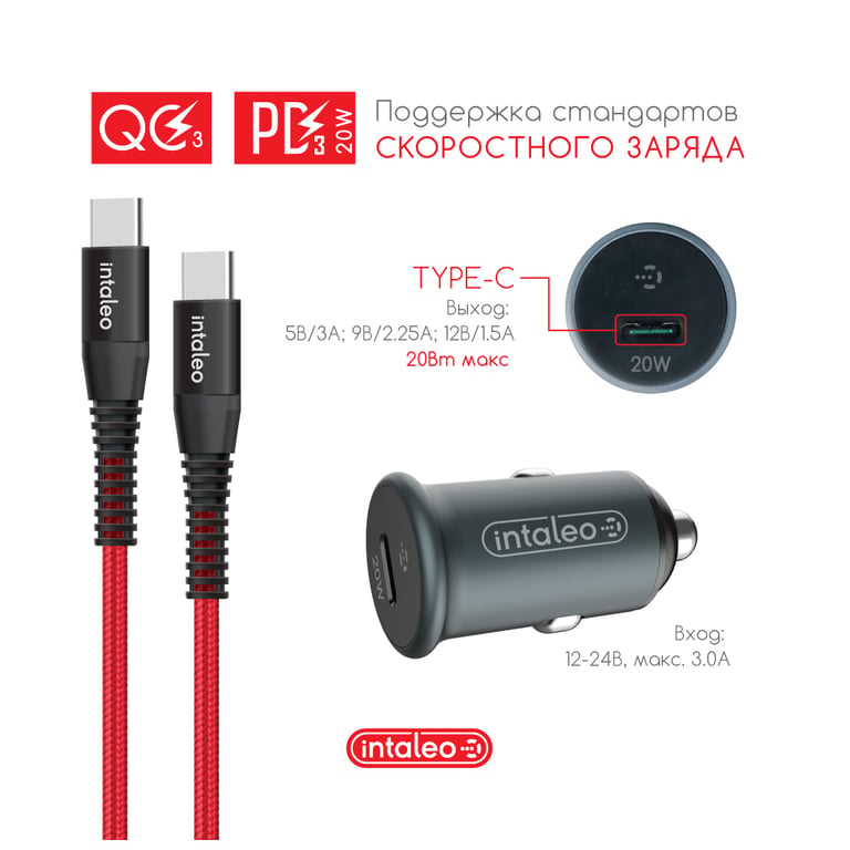 Зарядний пристрій Intaleo CCGQPD120T (1283126509957) - фото 6