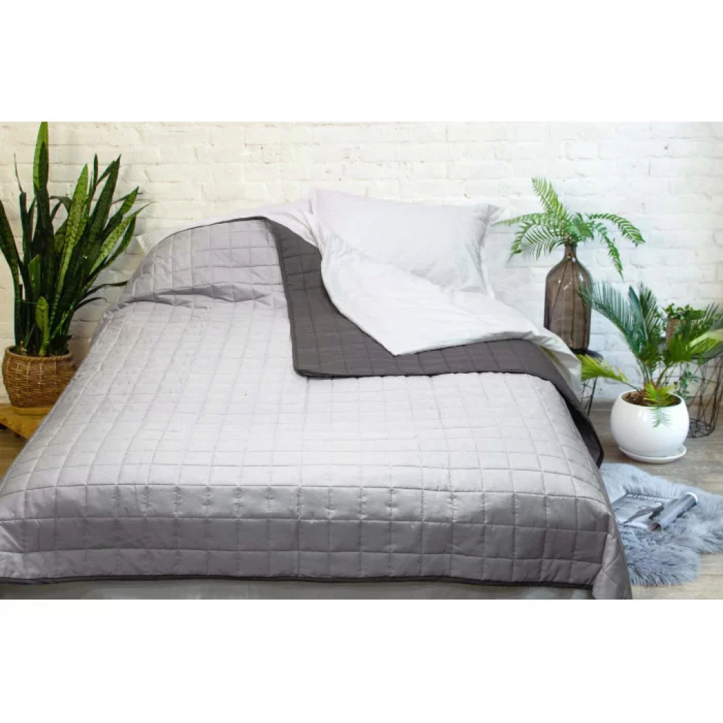 Покривало Viluta Дует Графіт євро 210х220 (дует_графіт_210*220) - фото 2 Покривало Viluta Дует Графіт євро 210х220 (дует_графіт_210*220) - фото 2