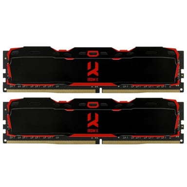 Модуль пам'яті для комп'ютера DDR4 16GB (2X8GB) 3200 MHz IRDM X Black Goodram (IR-X3200D464L16SA/16GDC) - фото 1