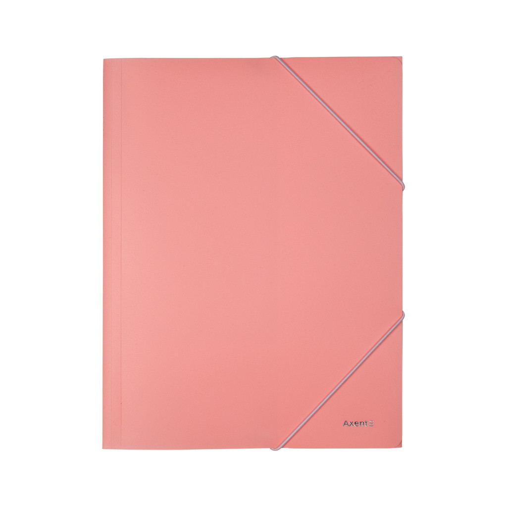Папка на резинках Axent A4 430 мкм Pastelini pink (1504-10-A) - фото 1