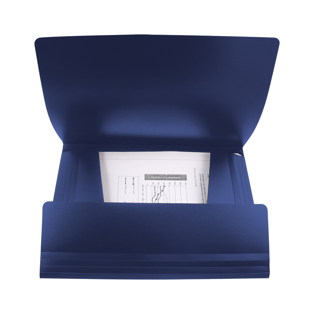 Папка на резинках Axent A4 500 мкм blue (1508-02-A) - фото 2 Папка на резинках Axent A4 500 мкм blue (1508-02-A) - фото 2