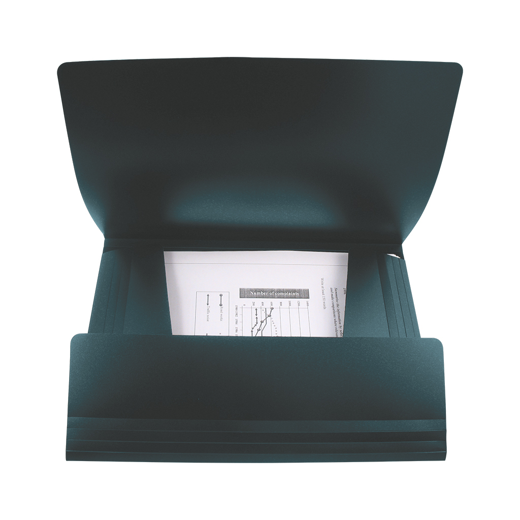 Папка на резинках Axent A4 500 мкм green (1508-05-A) - фото 2 Папка на резинках Axent A4 500 мкм green (1508-05-A) - фото 2