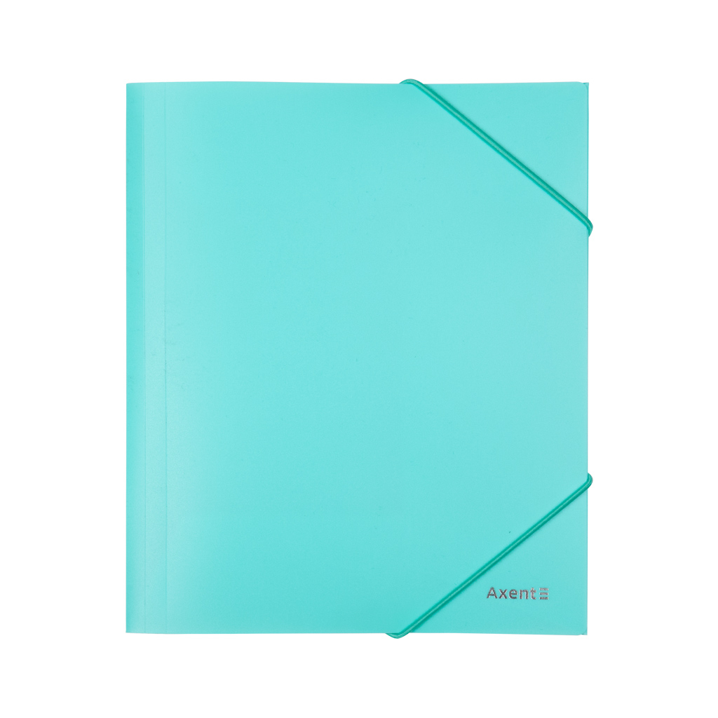 Папка на резинках Axent A5 410 мкм Pastelini mint (1514-18-A) - фото 1 Папка на резинках Axent A5 410 мкм Pastelini mint (1514-18-A) - фото 1
