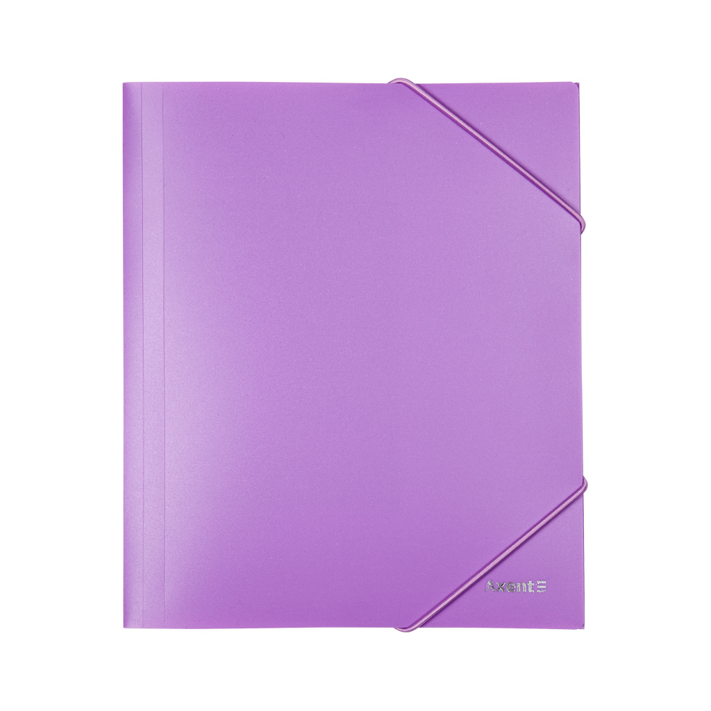 Папка на резинках Axent A5 410 мкм Pastelini lilac (1514-36-A) - фото 1 Папка на резинках Axent A5 410 мкм Pastelini lilac (1514-36-A) - фото 1