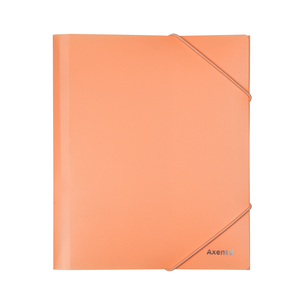Папка на резинках Axent A5 410 мкм Pastelini peach (1514-42-A) - фото 1 Папка на резинках Axent A5 410 мкм Pastelini peach (1514-42-A) - фото 1