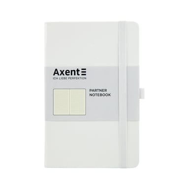 Книга записна Axent Partner 125х195 мм в точку 96 аркушів Біла (8306-21-A) - фото 1